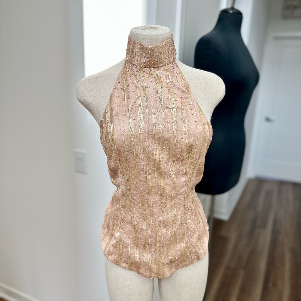 Custom Top With Sequins And Rhinestones - image 1